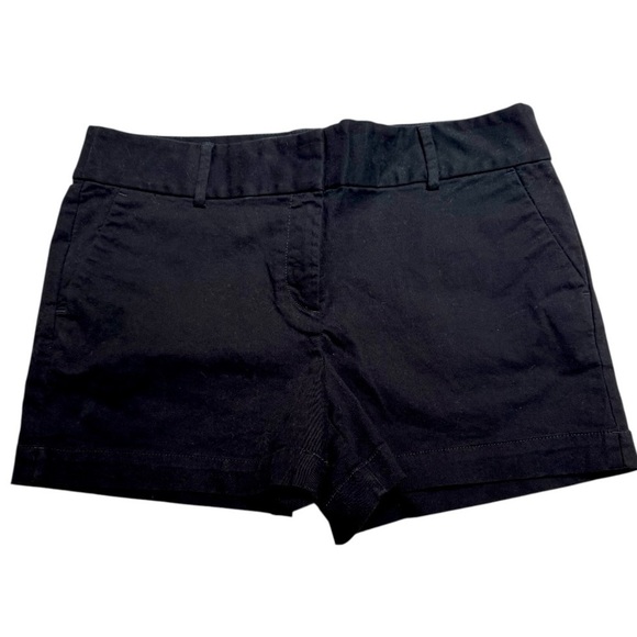 Loft The Riviera Black Twill Shorts Size 10 - Picture 1 of 8